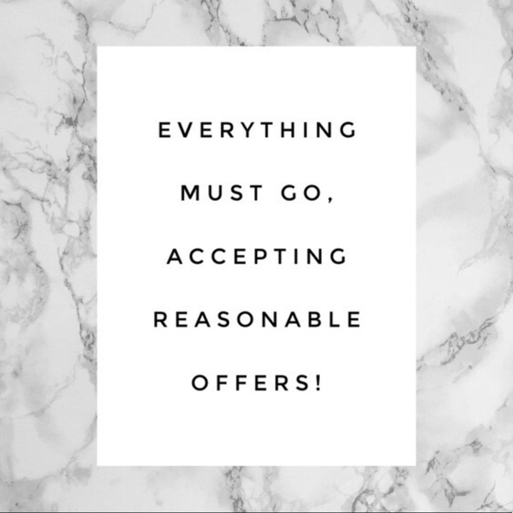 Everything must go